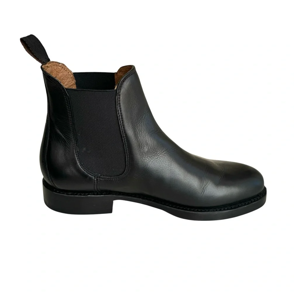 FRYE Dylan Chelsea Boots Black Leather Mens